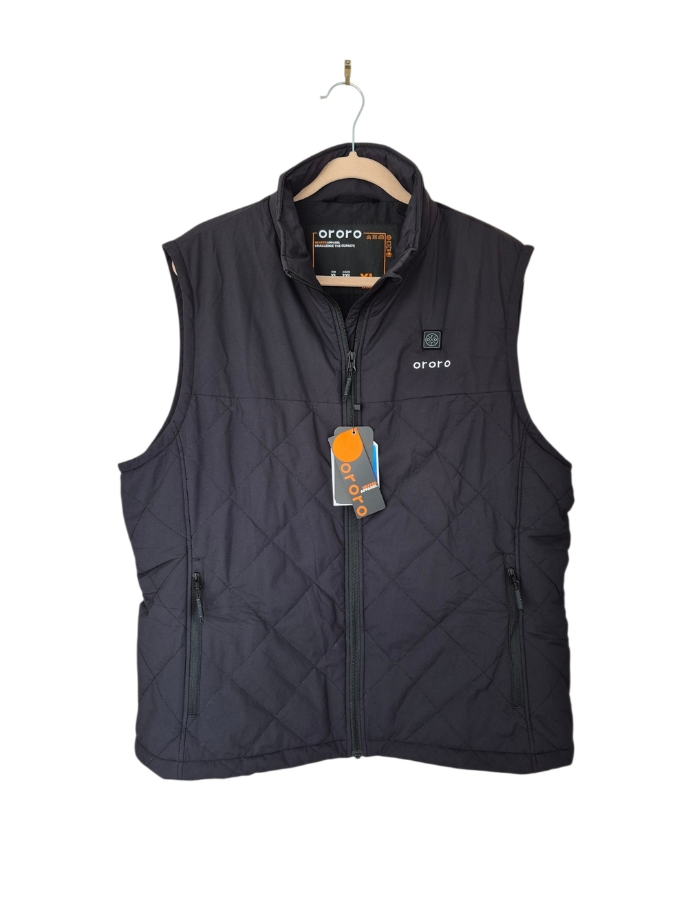 Ororo Heated Quilted Vest Black NWT